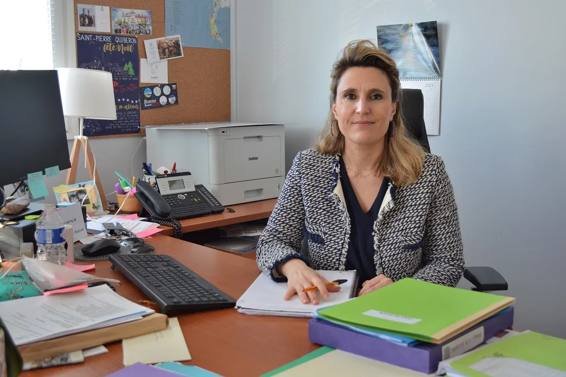 Stéphanie Doyen, maire de Saint-Pierre Quiberon 